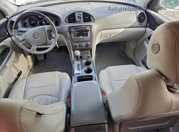 5GAKRBKD7HJ346449 2017 BUICK ENCLAVE Белый Вид панели приборов