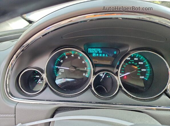 5GAKRBKD7HJ346449 2017 BUICK ENCLAVE Белый Вид щитка приборов