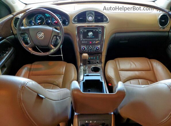 5GAKRCKDXGJ291239 2016 BUICK ENCLAVE Белый Вид панели приборов