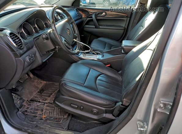 5GAKVBKD3GJ327682 2016 BUICK ENCLAVE Серебряный Вид салона спереди
