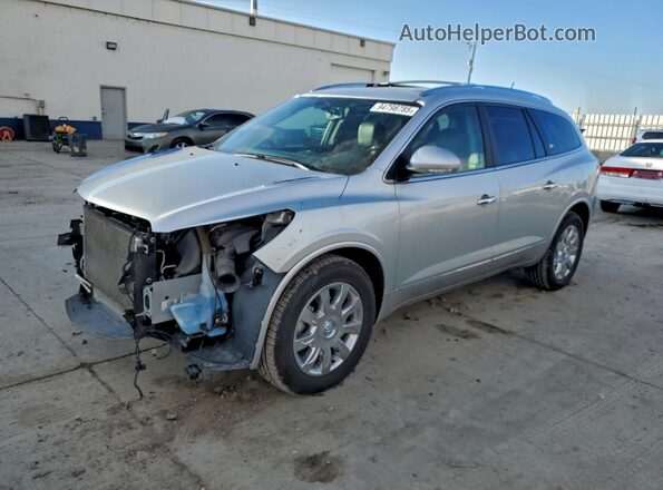 5GAKVBKD3GJ327682 2016 BUICK ENCLAVE Серебряный Передняя левая четверть