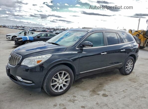 5GAKVBKD4GJ126115 2016 BUICK ENCLAVE Черный Передняя левая четверть
