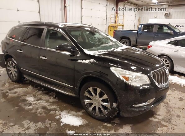 5GAKVCKDXHJ298303 2017 BUICK ENCLAVE Черный Передняя правая четверть