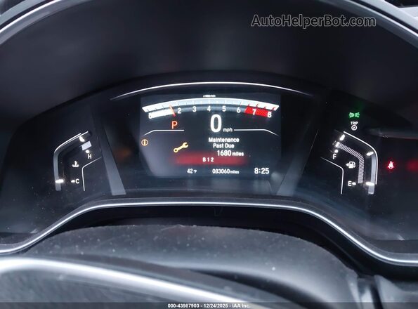 5J6RW2H83HL040606 2017 HONDA CR-V Черный Вид задних сидений