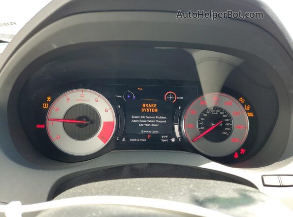 5J8TC1H61ML014174 2021 ACURA RDX Белый Вид щитка приборов