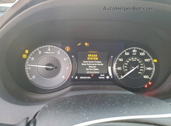 5J8TC2H57PL007845 2023 ACURA RDX White Vista del cuadro de instrumentos