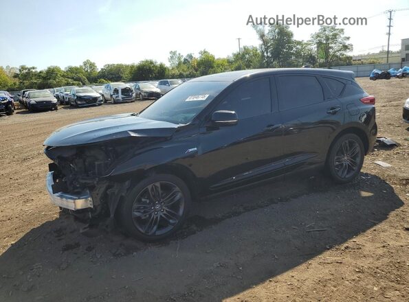 5J8TC2H67ML029624 2021 ACURA RDX Black Front left