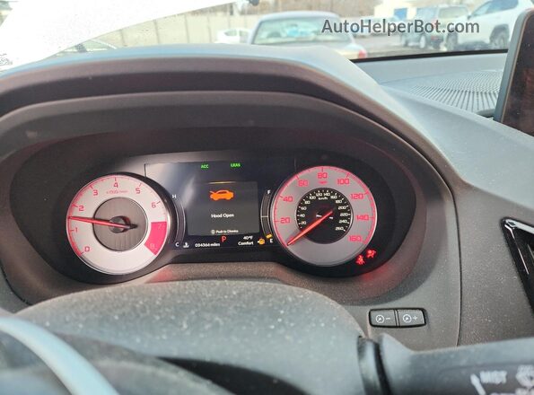 5J8TC2H68ML022844 2021 ACURA RDX Белый Вид щитка приборов