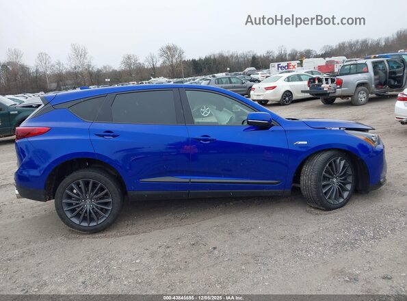 5J8TC2H83NL016629 2022 ACURA RDX Синий Вид задней части салона