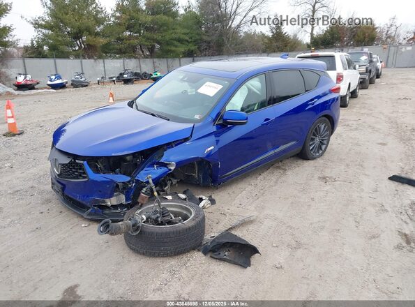 5J8TC2H83NL016629 2022 ACURA RDX Синий Передняя левая четверть