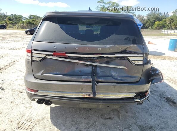 5LM5J6WC5MGL16328 2021 LINCOLN AVIATOR Серый Вид сзади