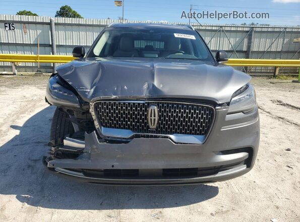5LM5J6WC5MGL16328 2021 LINCOLN AVIATOR Серый Вид спереди