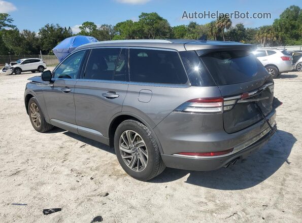 5LM5J6WC5MGL16328 2021 LINCOLN AVIATOR Серый Задняя левая четверть