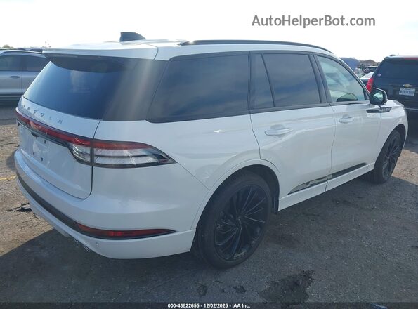 5LM5J7WC0SGL22900 2025 LINCOLN AVIATOR Белый Задняя правая четверть