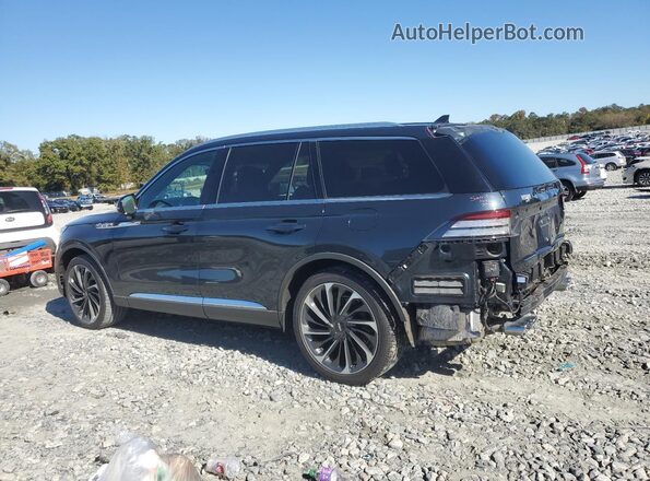 5LM5J7WC1RGL10622 2024 LINCOLN AVIATOR Черный Задняя левая четверть