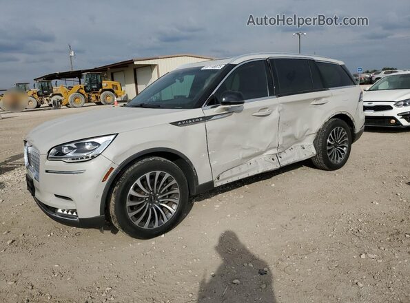 5LM5J7WC3NGL20899 2022 LINCOLN AVIATOR Кремовый Передняя левая четверть