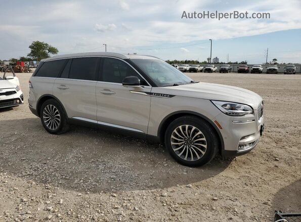 5LM5J7WC3NGL20899 2022 LINCOLN AVIATOR Кремовый Передняя правая четверть