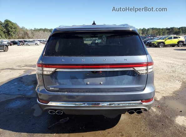 5LM5J7WC4MGL12728 2021 LINCOLN AVIATOR Синий Вид сзади