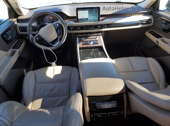 5LM5J7WC4MGL12728 2021 LINCOLN AVIATOR Синий Вид панели приборов