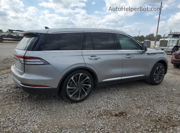 5LM5J7WC5RGL02846 2024 LINCOLN AVIATOR Серебряный Задняя правая четверть