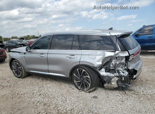 5LM5J7WC5RGL02846 2024 LINCOLN AVIATOR Серебряный Задняя левая четверть