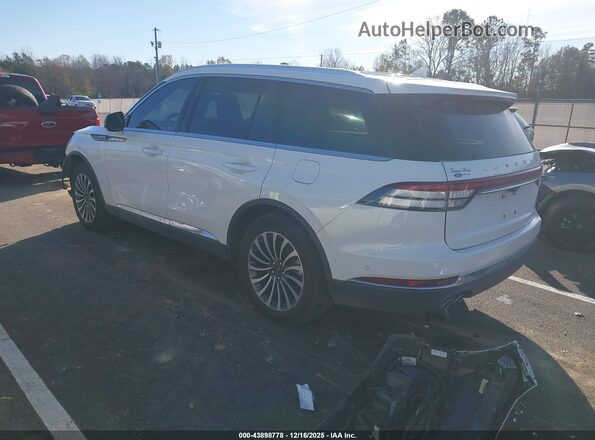 5LM5J7WC9NGL16680 2022 LINCOLN AVIATOR White Trasero izquierdo
