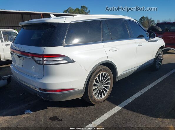 5LM5J7WC9NGL16680 2022 LINCOLN AVIATOR White Trasero derecho
