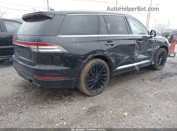 5LM5J7XC3MGL10953 2021 LINCOLN AVIATOR Черный Задняя правая четверть