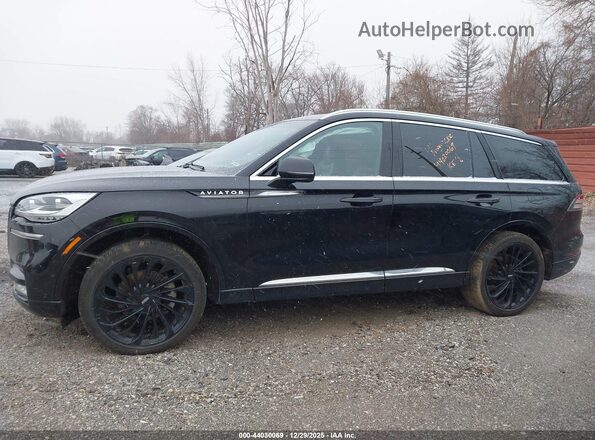 5LM5J7XC3MGL10953 2021 LINCOLN AVIATOR Черный Панорамный вид салона 360°
