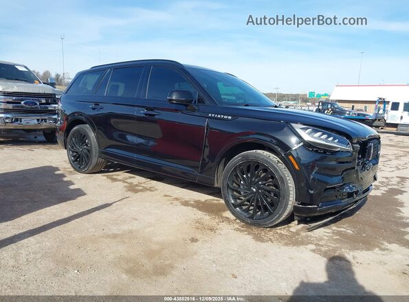 5LM5J7XC6RGL09335 2024 LINCOLN AVIATOR Черный Передняя правая четверть