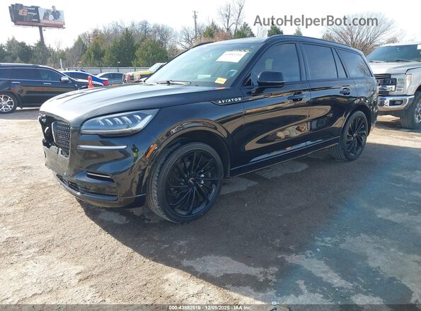 5LM5J7XC6RGL09335 2024 LINCOLN AVIATOR Черный Передняя левая четверть