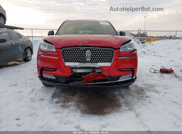 5LM5J7XC9MGL07717 2021 LINCOLN AVIATOR Red Vista del cuadro de instrumentos