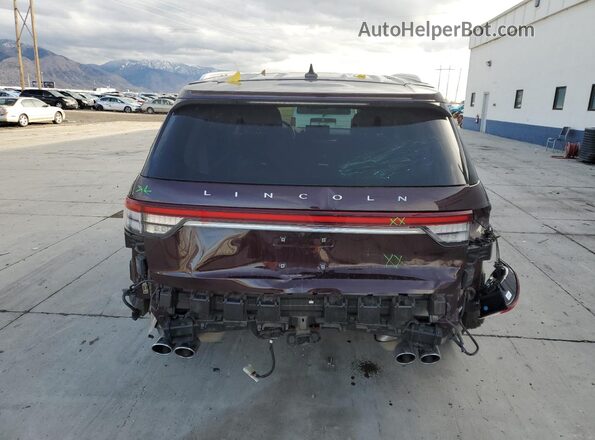 5LM5J7XC9RGL02377 2024 LINCOLN AVIATOR Бордовый Вид сзади