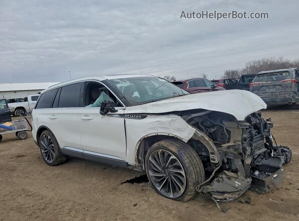 5LM5J7XCXMGL12795 2021 LINCOLN AVIATOR White Delantero derecho
