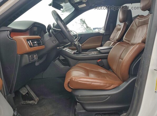 5LM5J7XCXMGL12795 2021 LINCOLN AVIATOR White Vista interior delantera