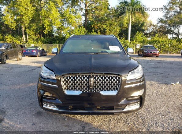 5LM5J9XCXMGL06815 2021 LINCOLN AVIATOR Black Vista del cuadro de instrumentos