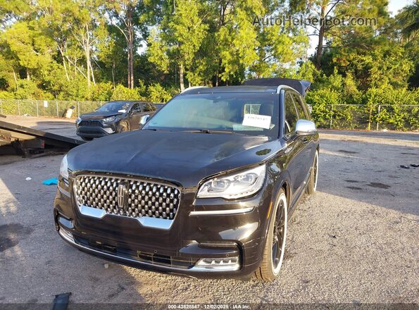 5LM5J9XCXMGL06815 2021 LINCOLN AVIATOR Black Vista frontal