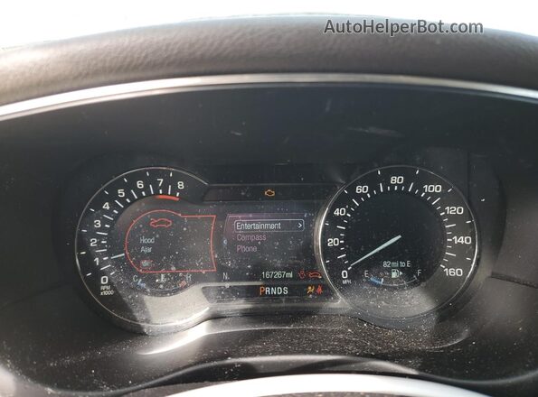 5LMCJ2D95GUJ12691 2016 LINCOLN MKC Белый Вид щитка приборов