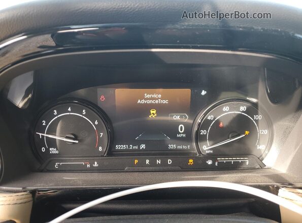 5LMCJ2DH8LUL22641 2020 LINCOLN CORSAIR Black Instrument cluster view