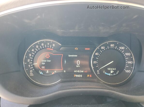 5LMCJ3C91JUL20596 2018 LINCOLN MKC Burgundy Instrument cluster view