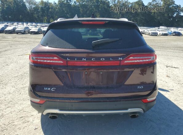 5LMCJ3C91JUL20596 2018 LINCOLN MKC Burgundy Rear view