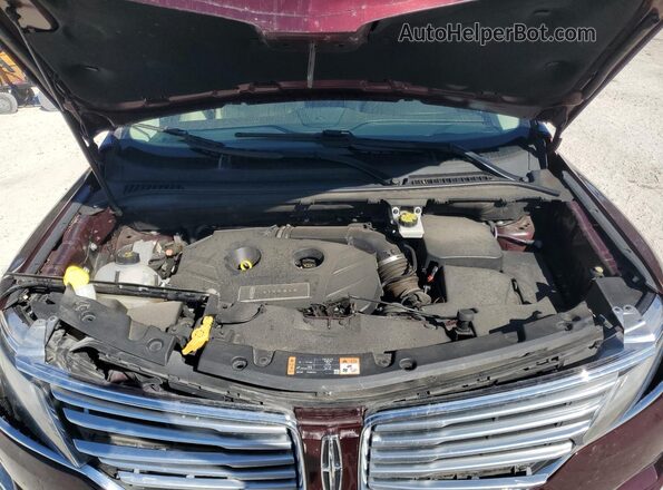 5LMCJ3C91JUL20596 2018 LINCOLN MKC Burgundy Engine compartment view