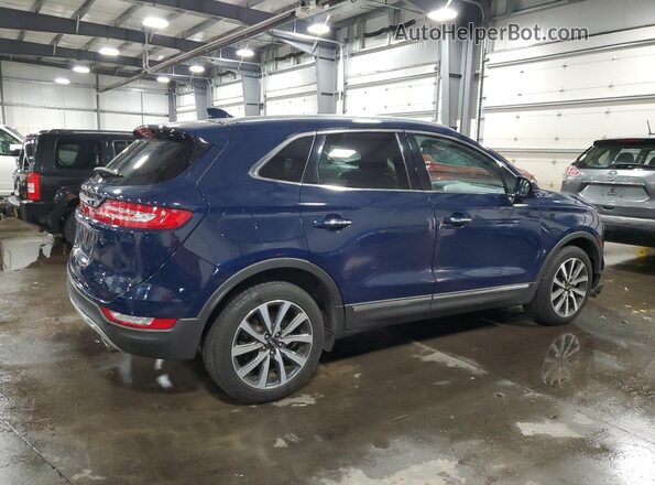 5LMCJ3D90KUL21772 2019 LINCOLN MKC Синий Задняя правая четверть