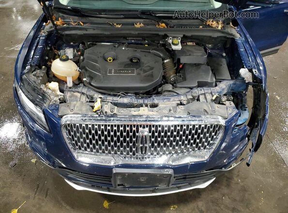 5LMCJ3D90KUL21772 2019 LINCOLN MKC Синий Вид подкапотного пространства