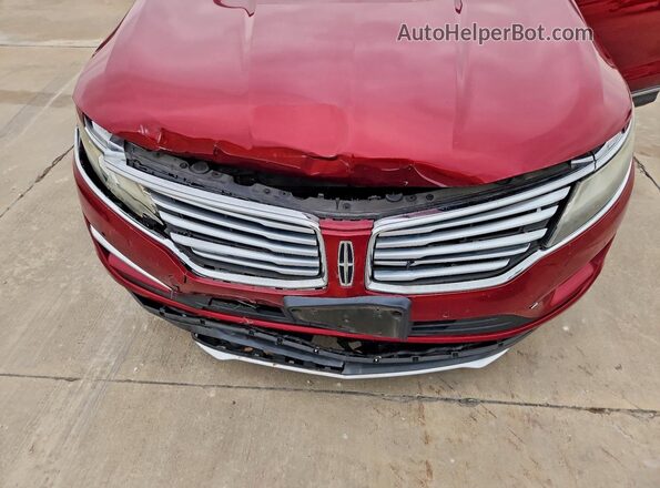 5LMCJ3D99GUJ27099 2016 LINCOLN MKC Темно-бордовый Вид подкапотного пространства