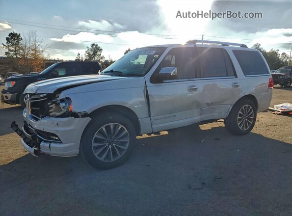5LMJJ2HT4HEL09151 2017 LINCOLN NAVIGATOR White Առջևի ձախ երեք քառորդ տեսարան
