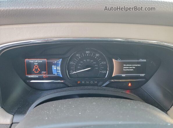 5LMJJ2HT4HEL09151 2017 LINCOLN NAVIGATOR White Սարքավորումների վահանակի տեսք