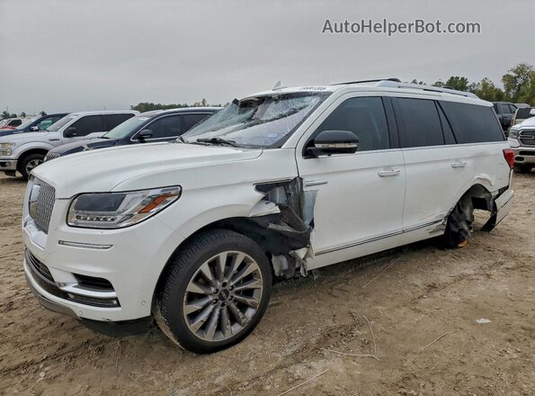 5LMJJ2LT3LEL15281 2020 LINCOLN NAVIGATOR Белый Передняя левая четверть