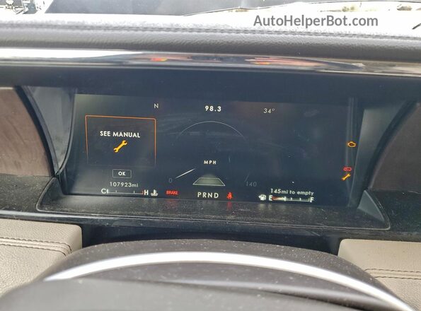 5LMJJ2LT4MEL00337 2021 LINCOLN NAVIGATOR Black Вид щитка приладів
