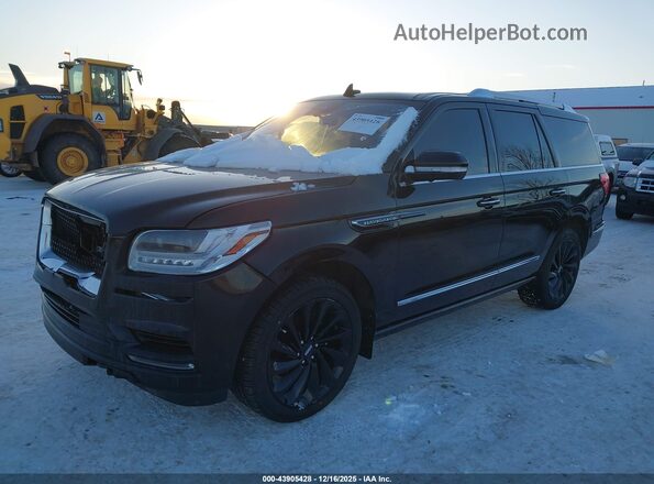 5LMJJ2LT9LEL08352 2020 LINCOLN NAVIGATOR Black Przód lewy
